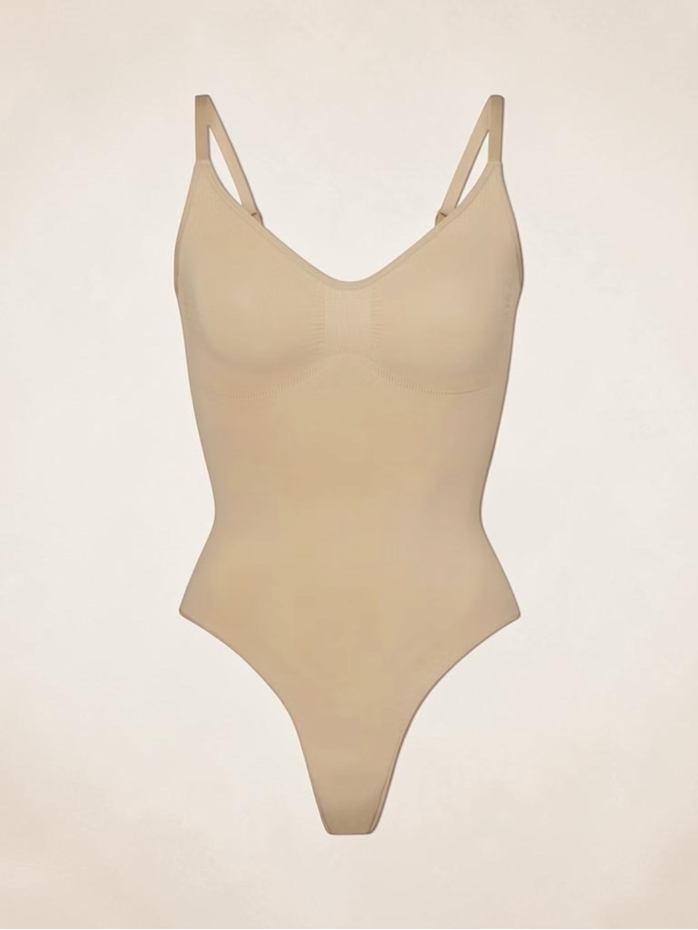 SKIMS Seamless Beige Sculpting Bodysuit
